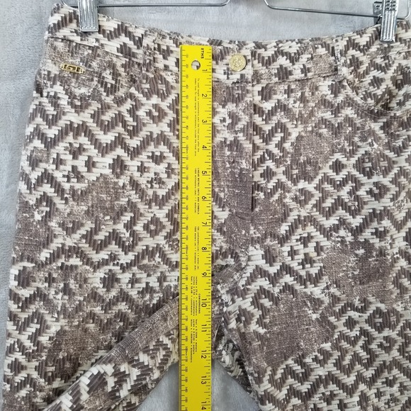 Vtg St John Sport Pant Suit Women M Brown Basket Weave Straight Leg USA Eclectic